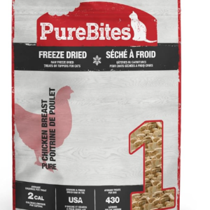 PureBites Chicken Breast Freeze Dried Cat Treats, 1 Ingredient, Made in USA, 5.5oz