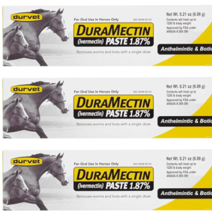 Durvet Duramectin Equine Wormer Paste - 3 Tubes