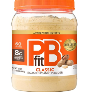 PBfit 30 Ounce Classic Peanut Butter Powder, Powdered Peanut Butter Spread From Real Roasted Peanuts, 8g of Protein 8% DV, Gluten-Free, 60 calories, 87% less fat (Pack of 1)