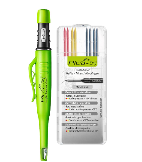 Pica 30402 Marker Kit and Lead Case 4020